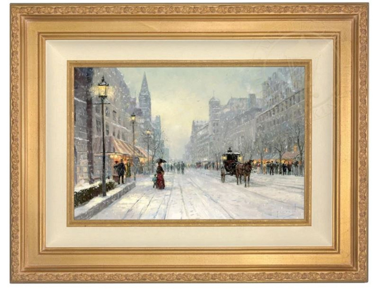 Winter's Dusk Limited Edition Canvas by Robert Girrard