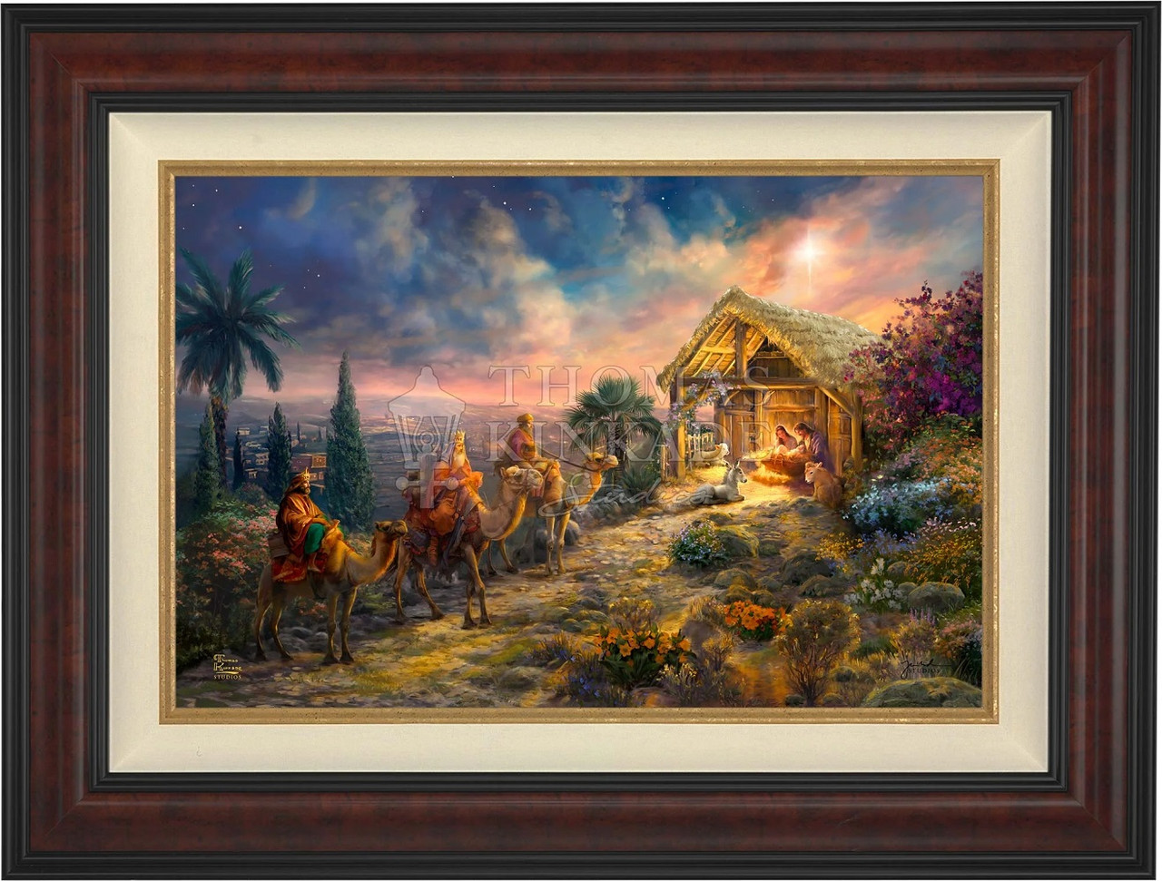 Away in the Manger Limited Edition Canvas by Thomas Kinkade Studios