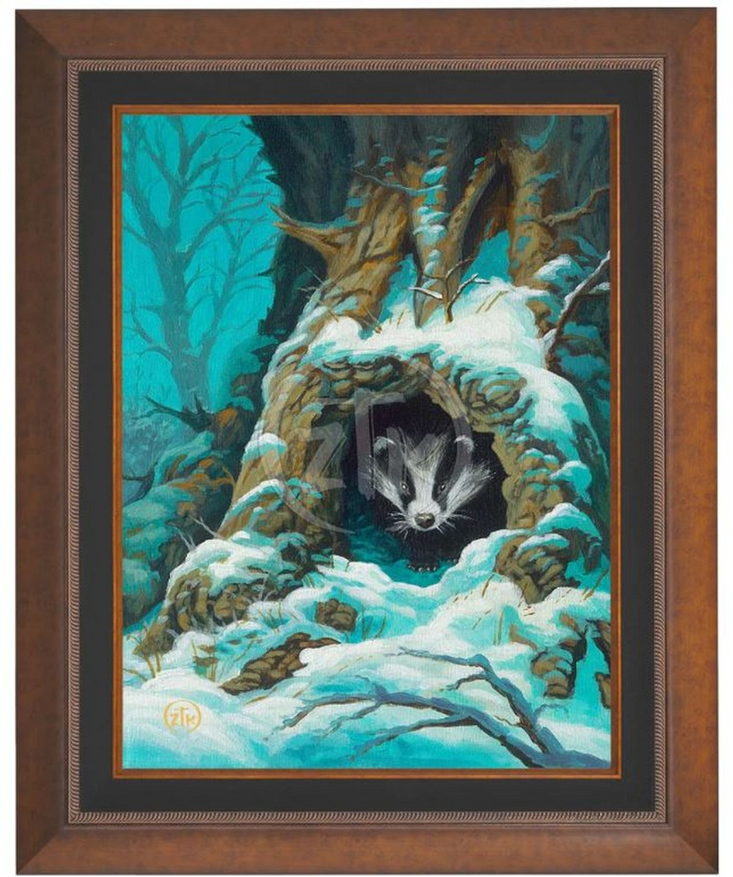 Zac Kinkade Badger's Den Limited Edition Canvas