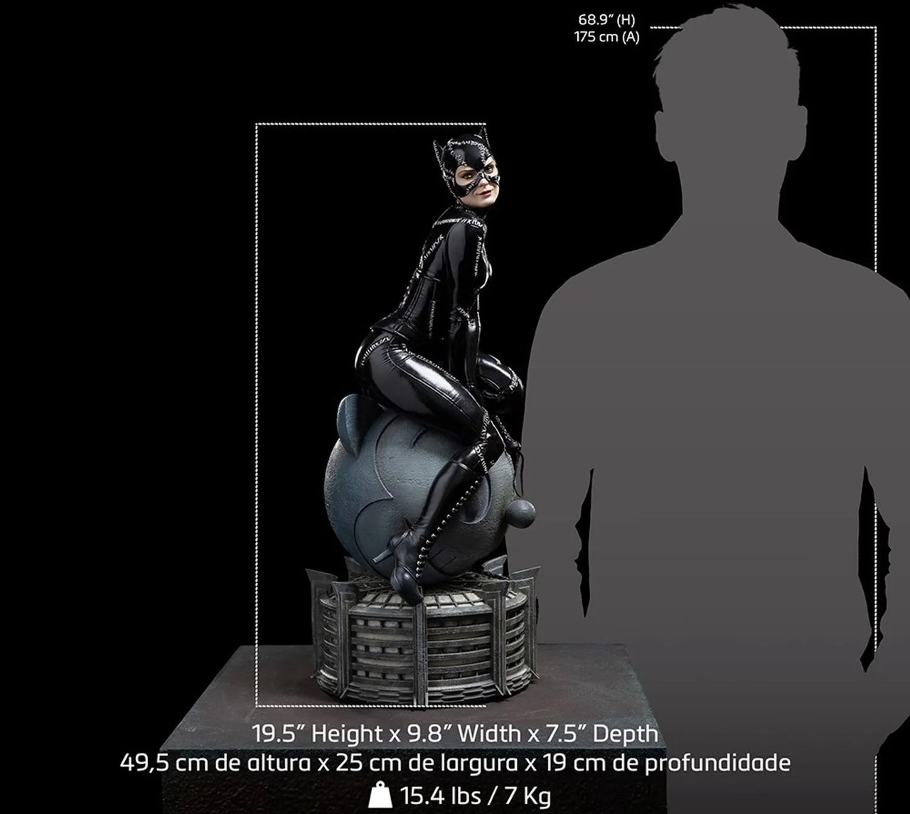 Batman Returns Catwoman DC Comics Statue Legacy 1/4 Scale Replica