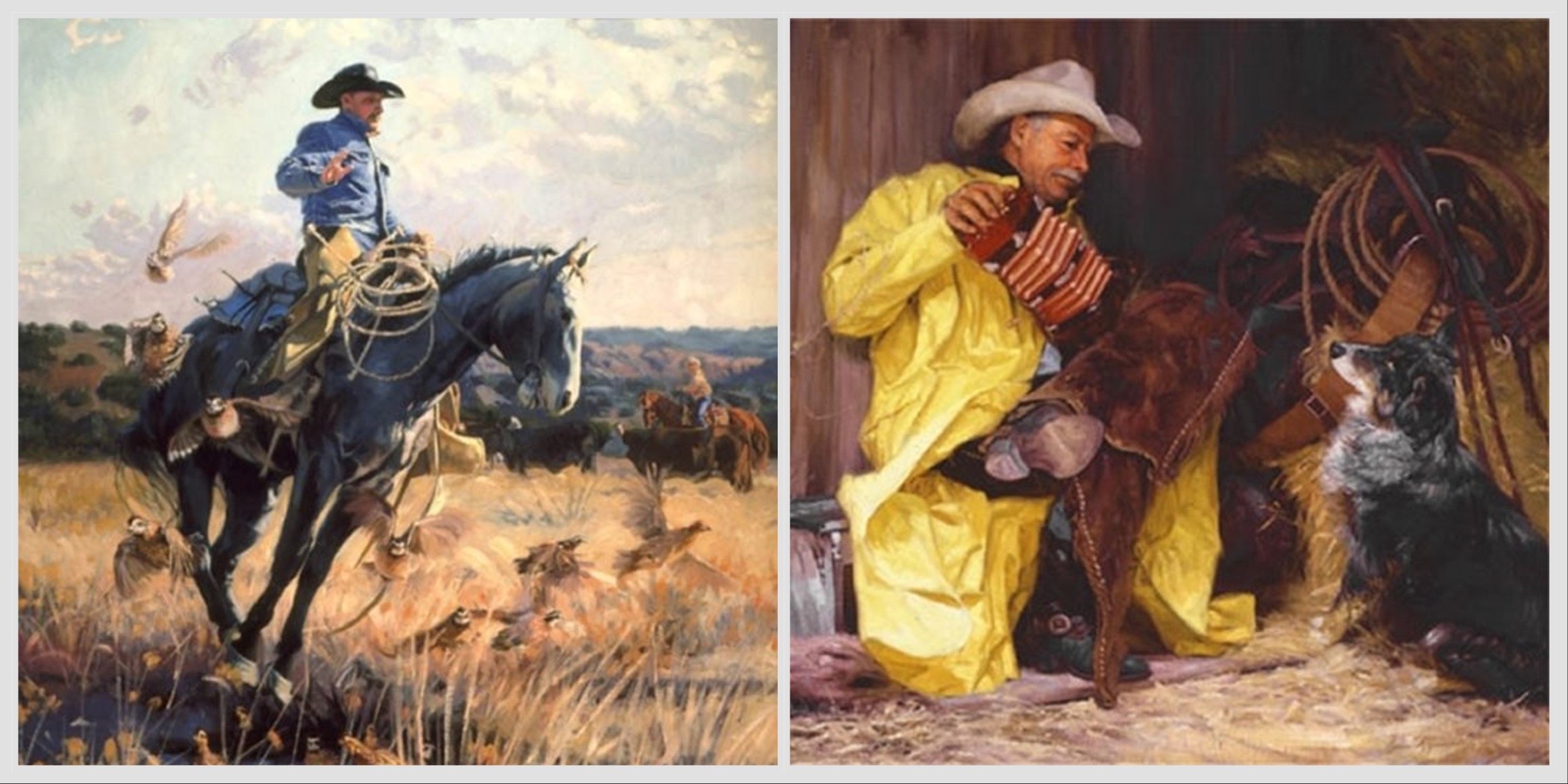 Artist Bruce Greene's Western Art Signed and Numbered Giclée Canvases