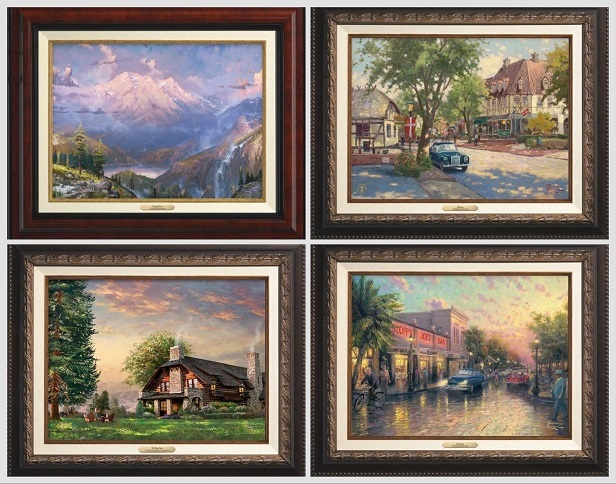 Illuminating Elegance: How to Best Enhance your Interior and Display Thomas Kinkade  Canvas Classics Collection