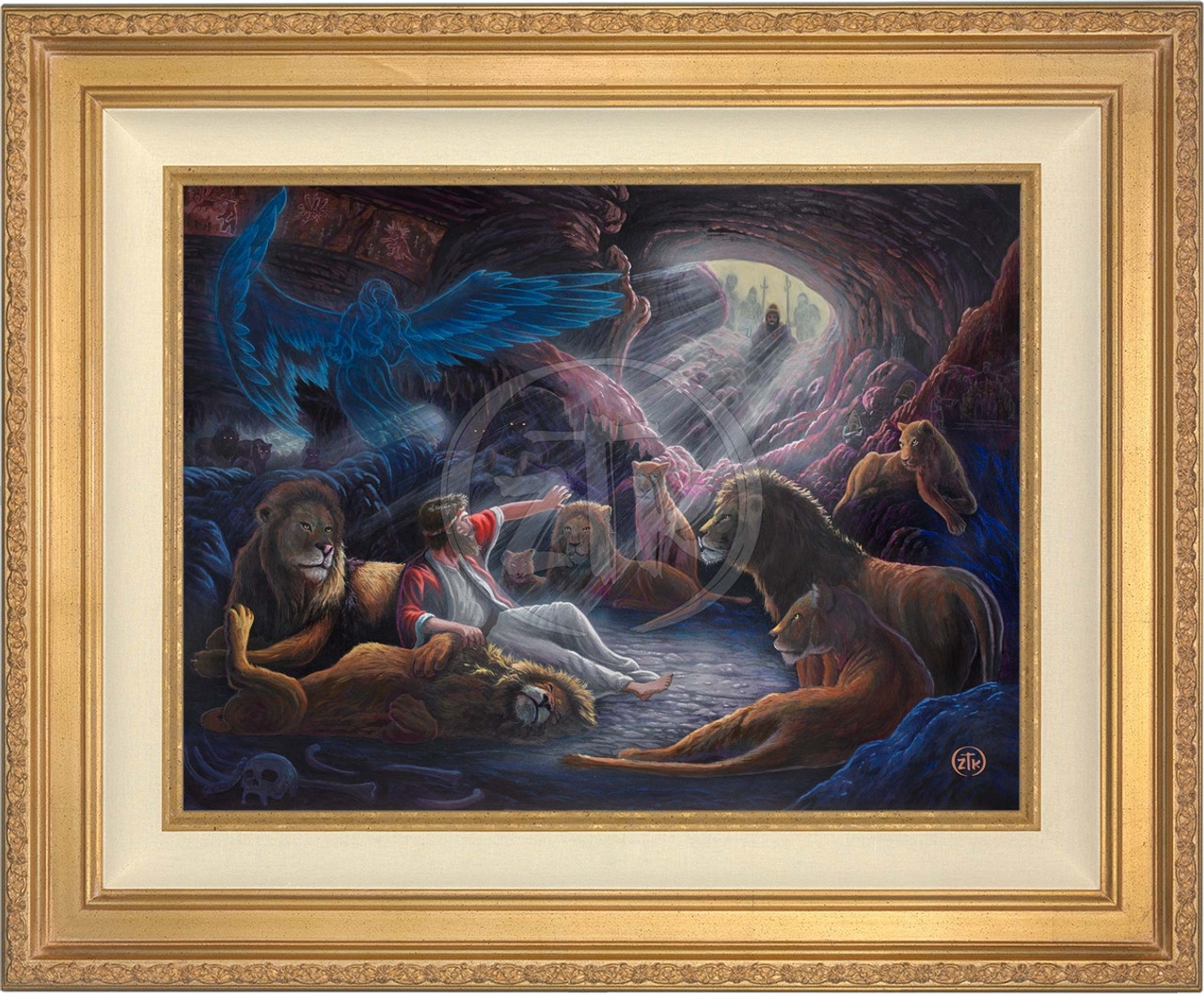 Zac Kinkade Daniel in the Lion's Den Limited Edition Canvas