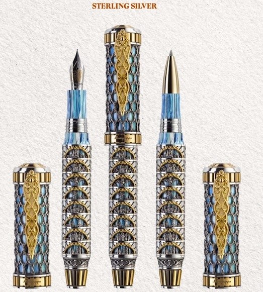 Montegrappa Dante Alighieri Paradiso Limited Edition Pen Collection