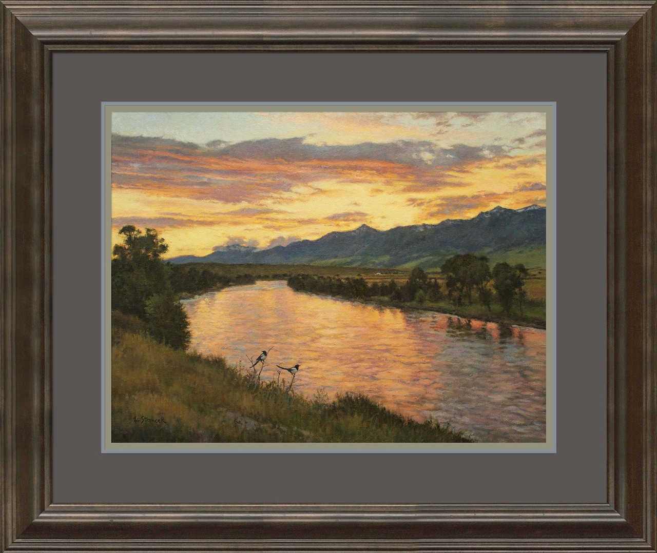 Dawn in the Valley Framed Limited Edition Print by Lee Stroncek