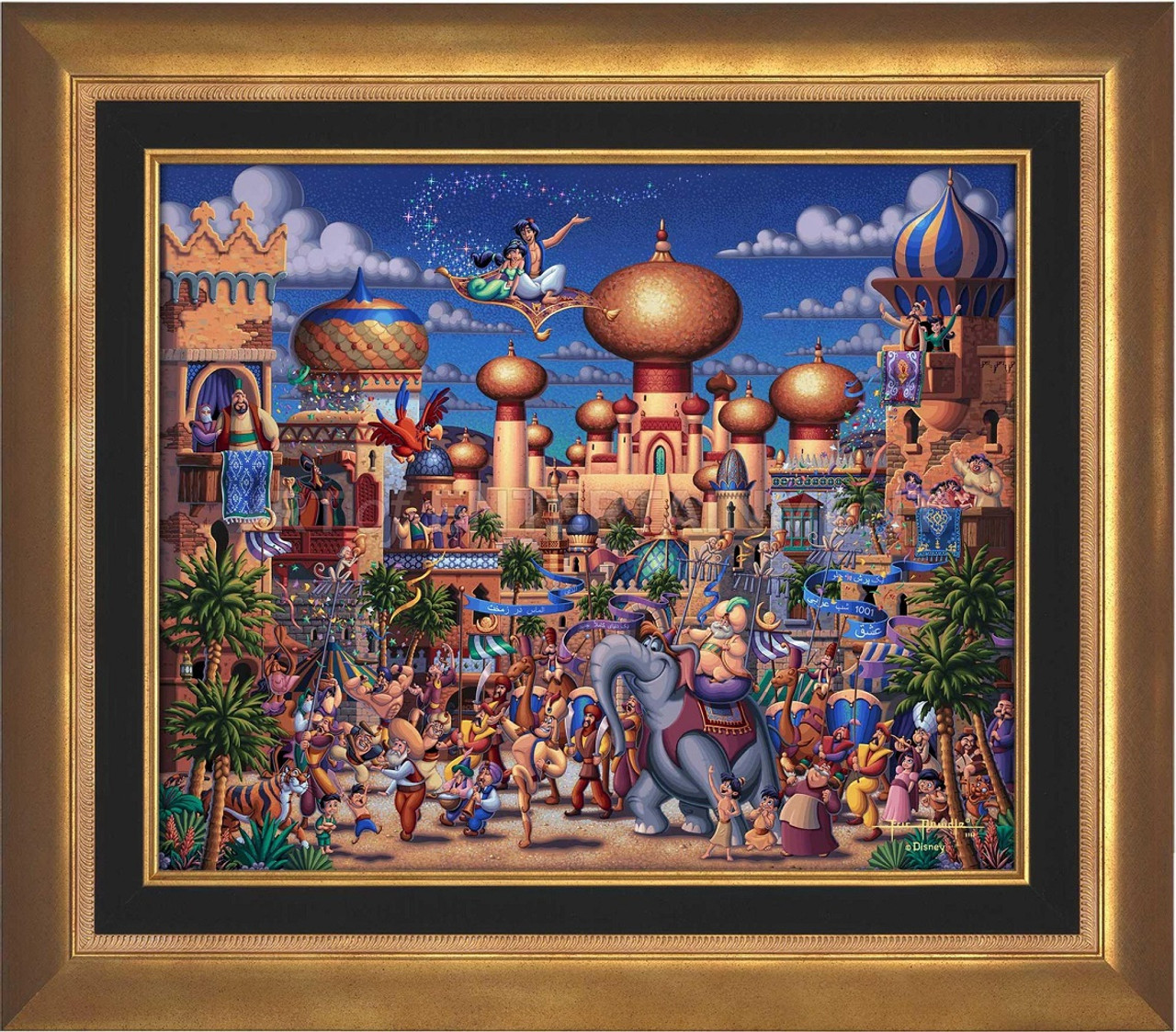 Aladdin Celebration in Agrabah Limited Edition Canvas by Eric Dowdle