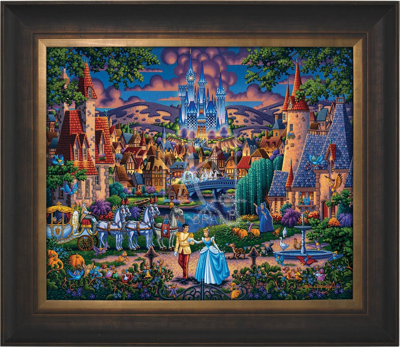 Disney Cinderella's Enchanted Evening Limited Edition Canvas by Eric Dowdle