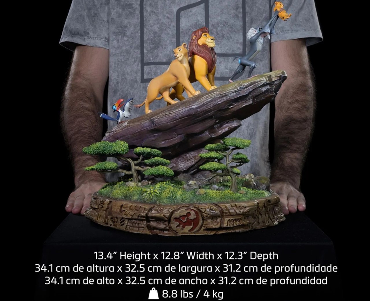 Disney Lion King Deluxe Art Scale Replica Commemorating Disney’s 100 years anniversary