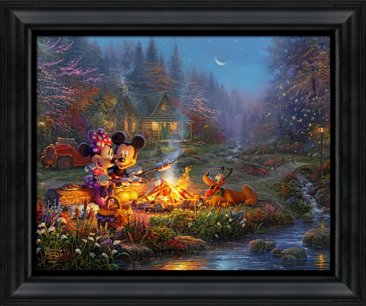 Celebrate the Magic of Disney with the "Sweetheart Campfire" Brushstroke Vignette