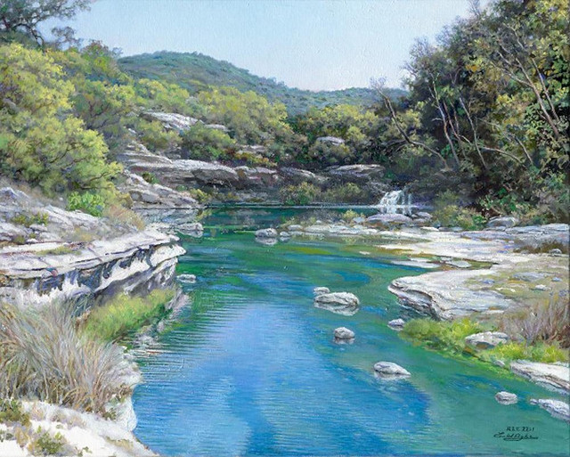 Emerald Stream by Larry Dyke