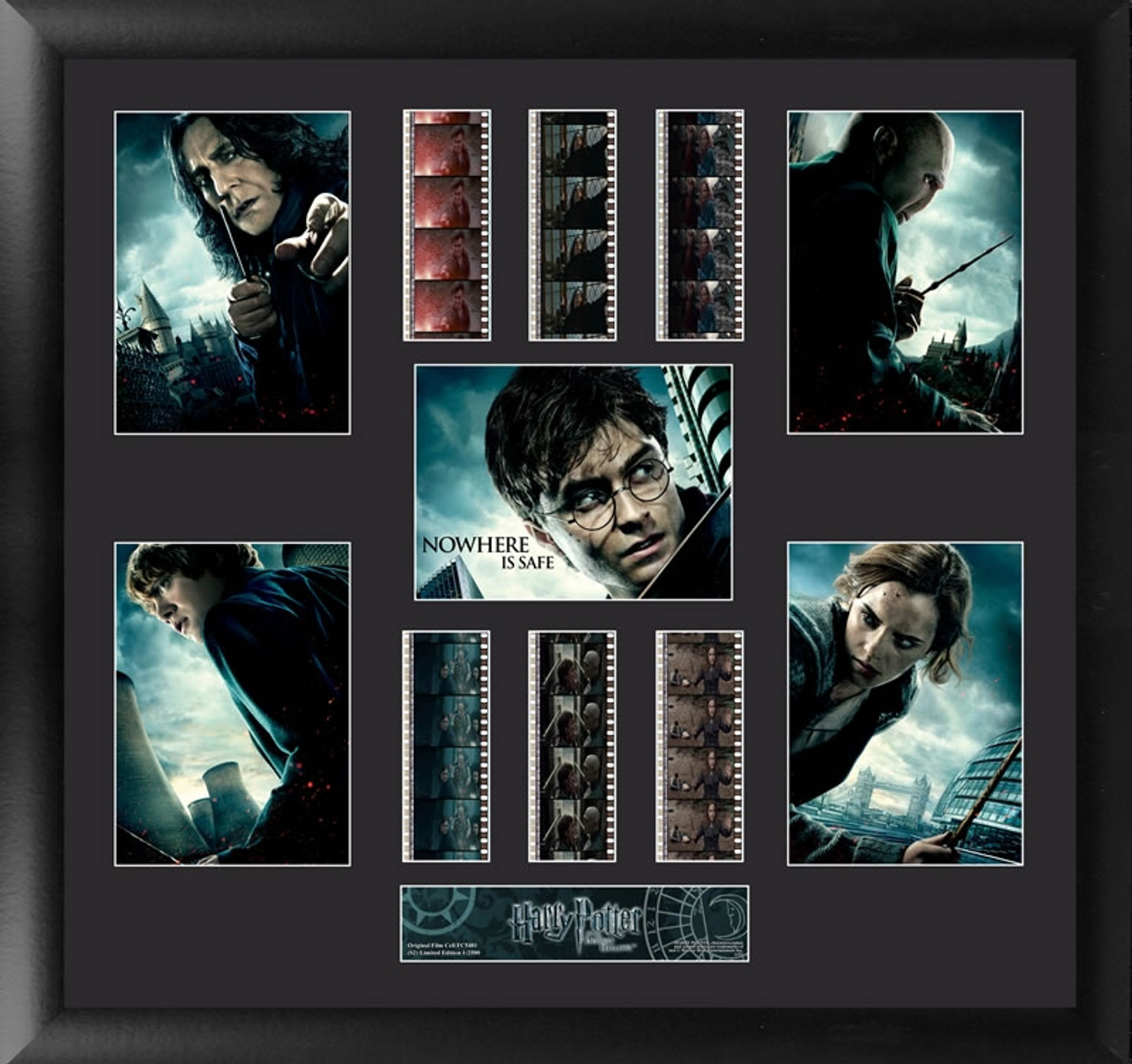 Harry Potter and the Deathly Hallows Film Cell Montage Large Framed Display S2