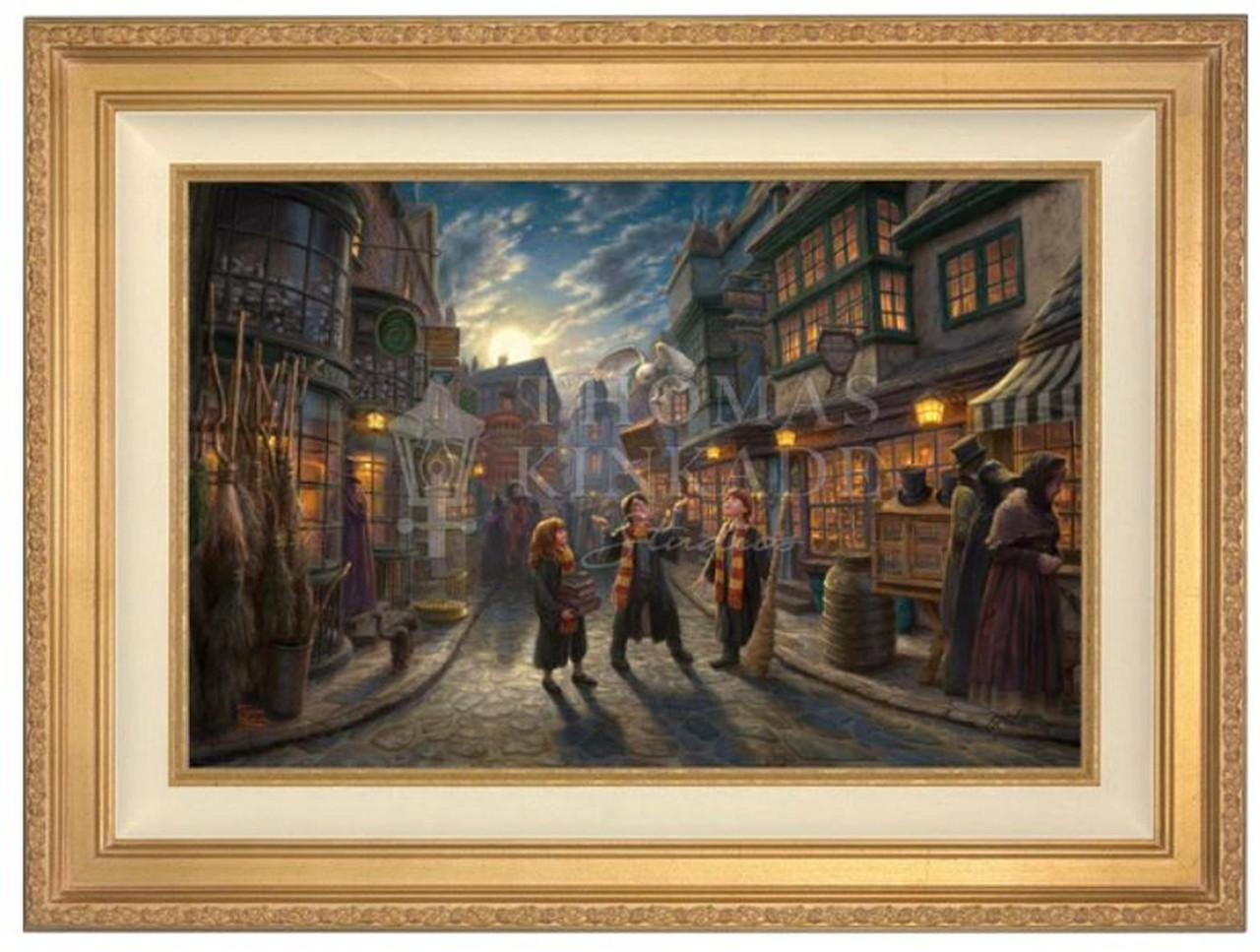 Harry Potter Daigon Alley Limited Edition Canvas by Thomas Kinkade Studios