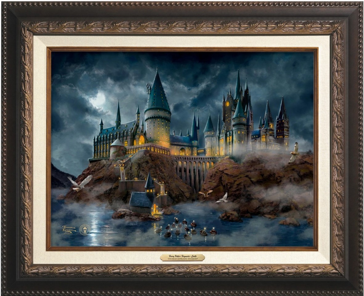 Thomas Kinkade Studios Harry Potter Hogwarts Castle Canvas Classics