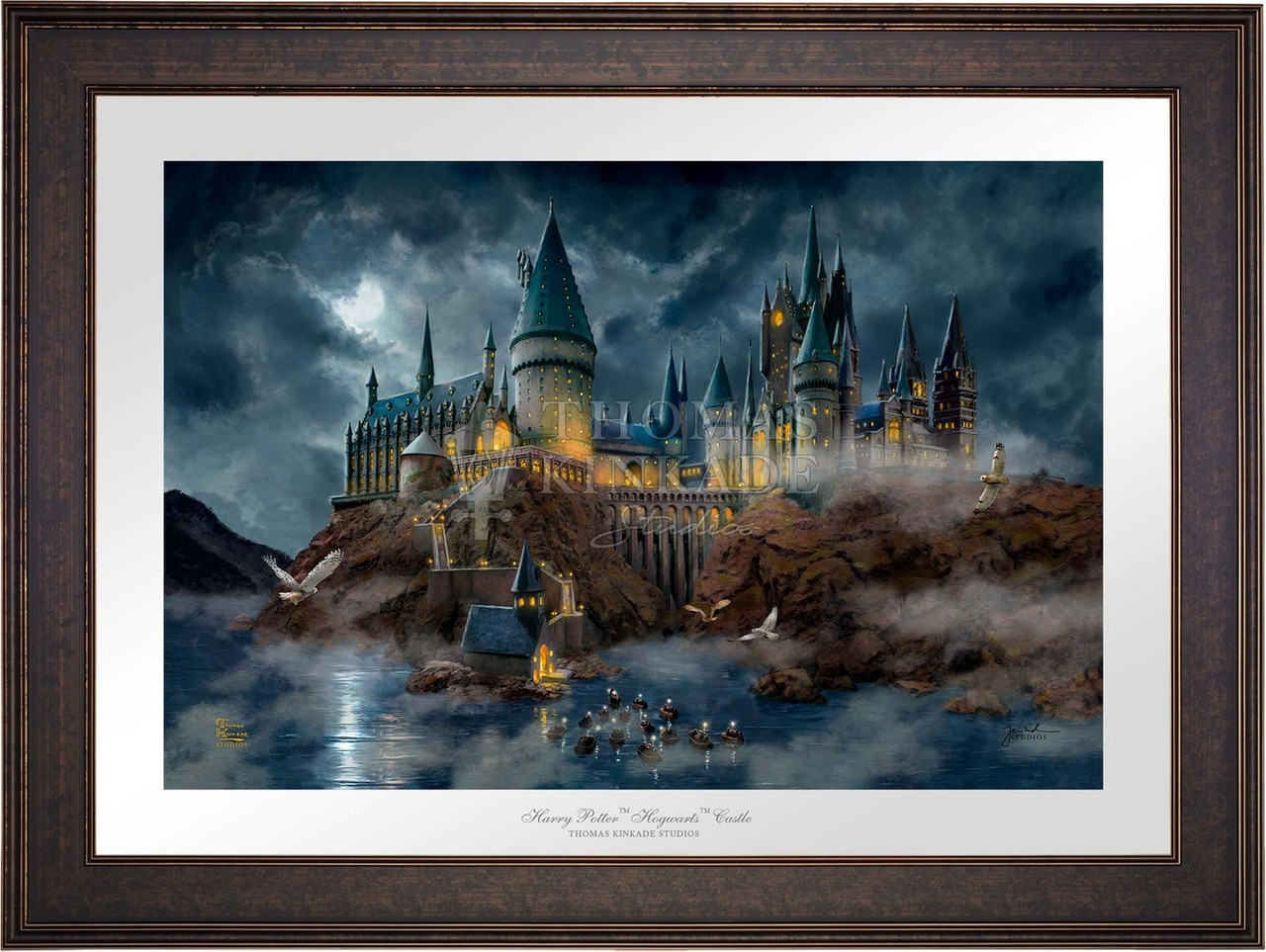 Harry Potter Hogwarts Castle Limited Edition Paper by Thomas Kinkade Studios