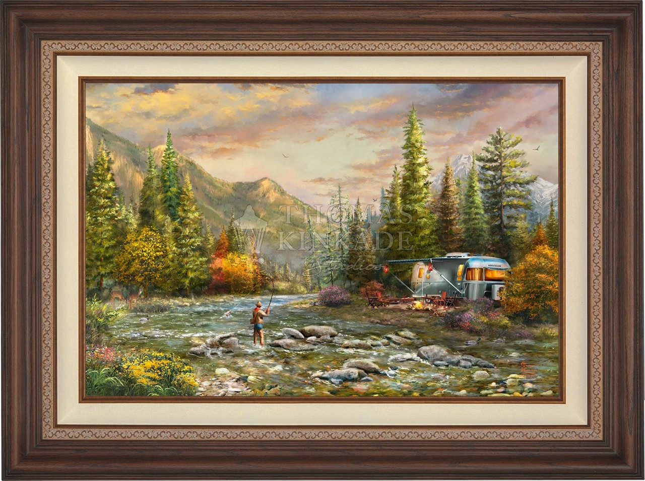 Living the Dream Limited Edition Canvas is the First Fine Art Collaboration between Airstream and Thomas Kinkade Studios