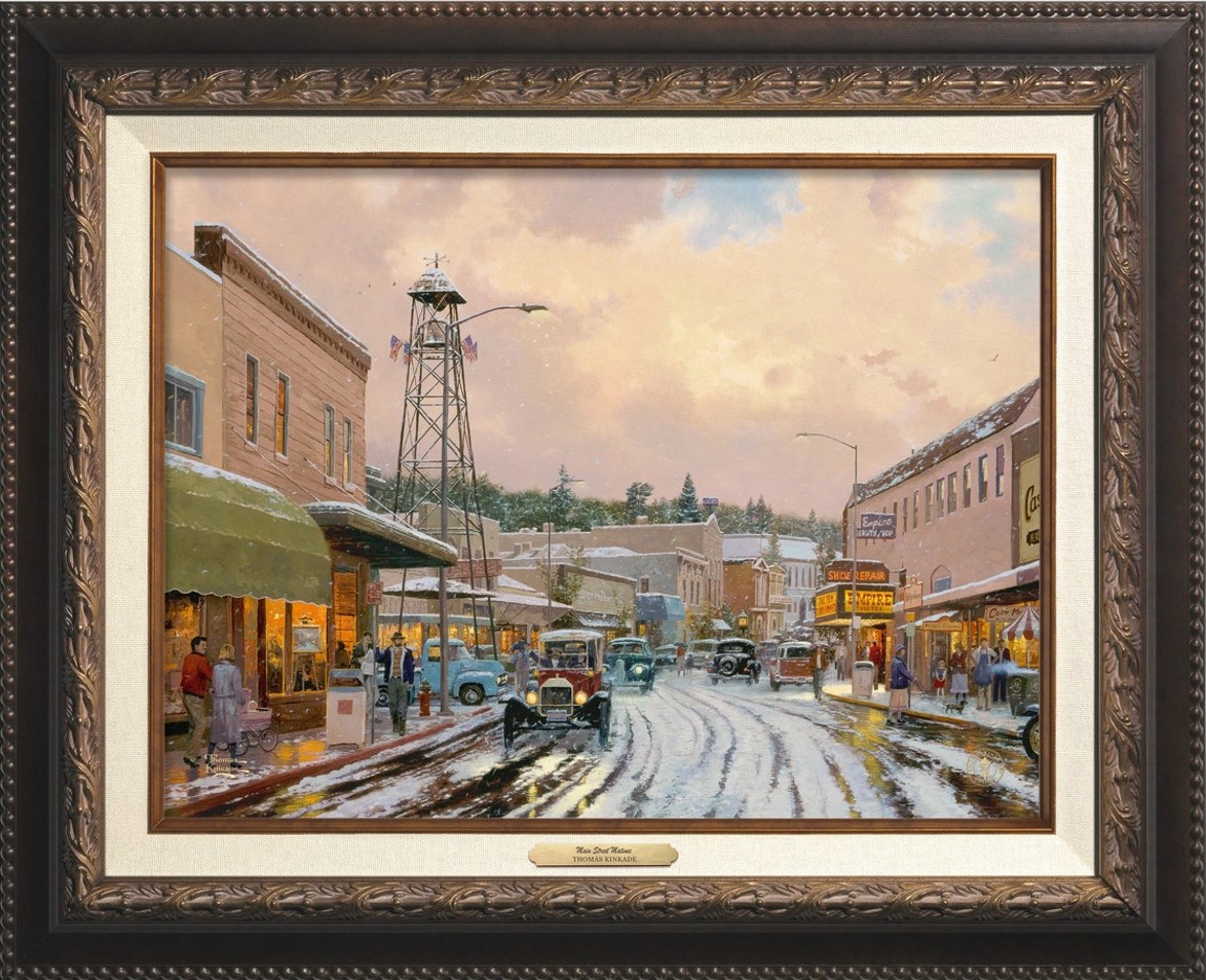 Thomas Kinkade's Main Street Matinee Canvas Classic