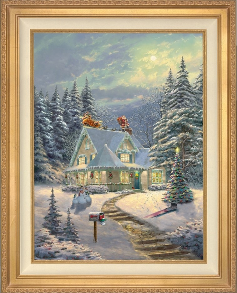 Experience the Enchantment of Christmas Eve with the Midnight Delivery Limited Edition Canvas