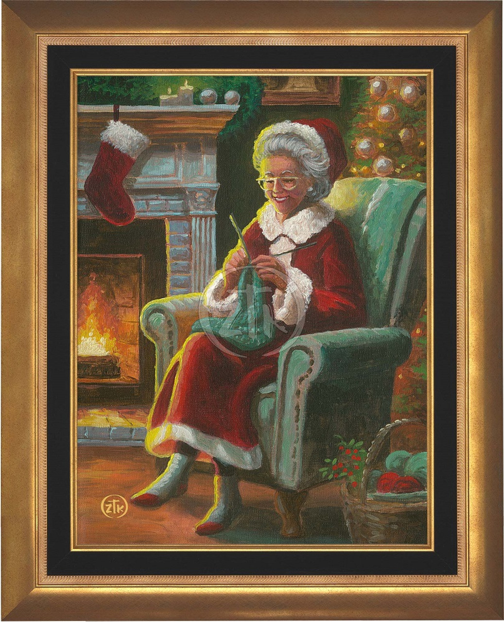 Mrs. Claus Limited Edition Canvas by Zac Kinkade Experience The Magic Of Christmas