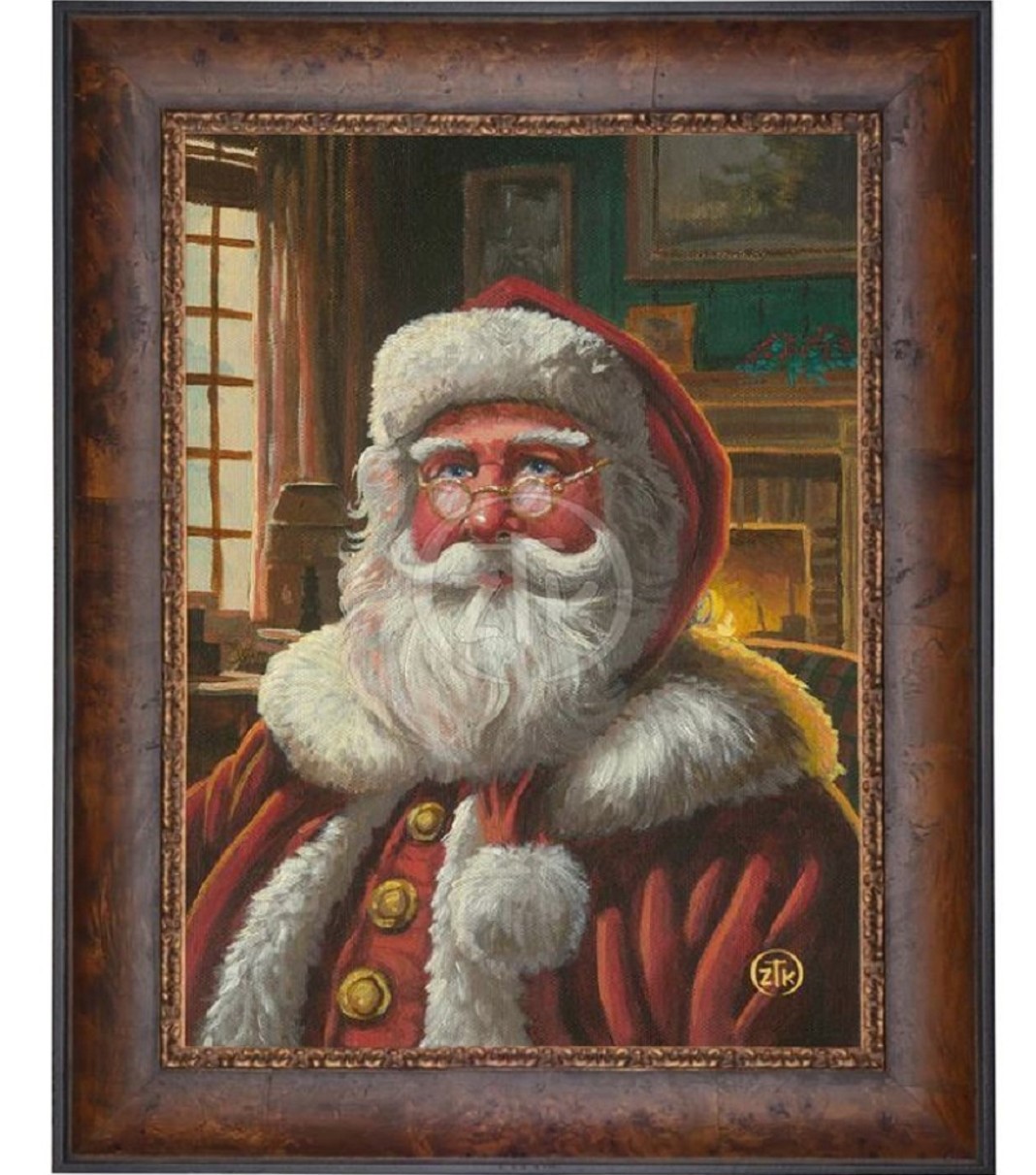 Old St. Nick Limited Edition Canvas by Zac Kinkade