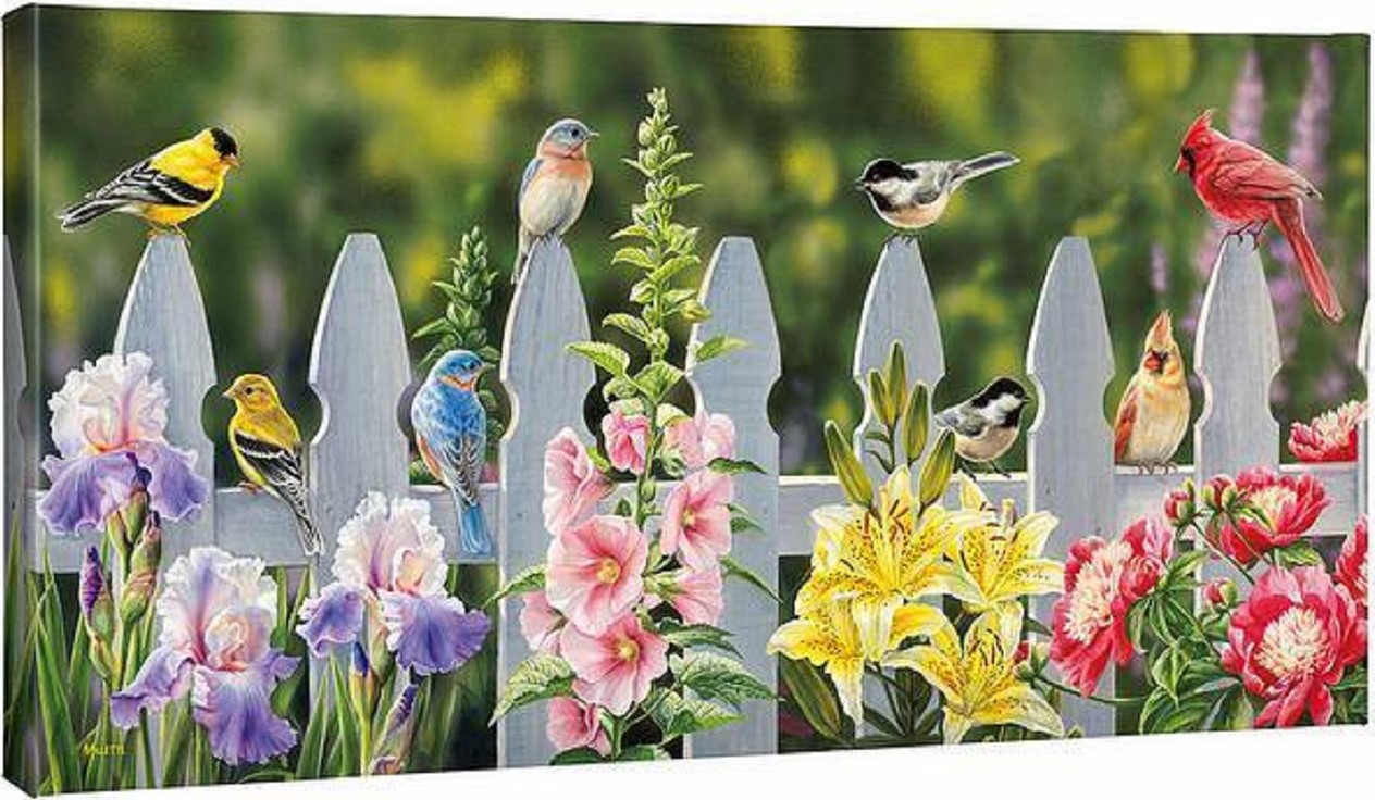 Bring Nature's Melody Home with Picket Fence Songbirds