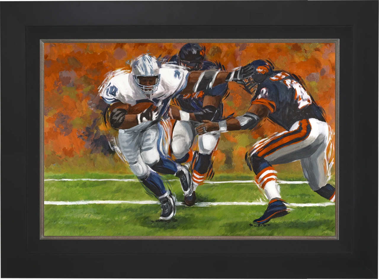 Barry Sanders Limited Edition Canvas by Scott Smith