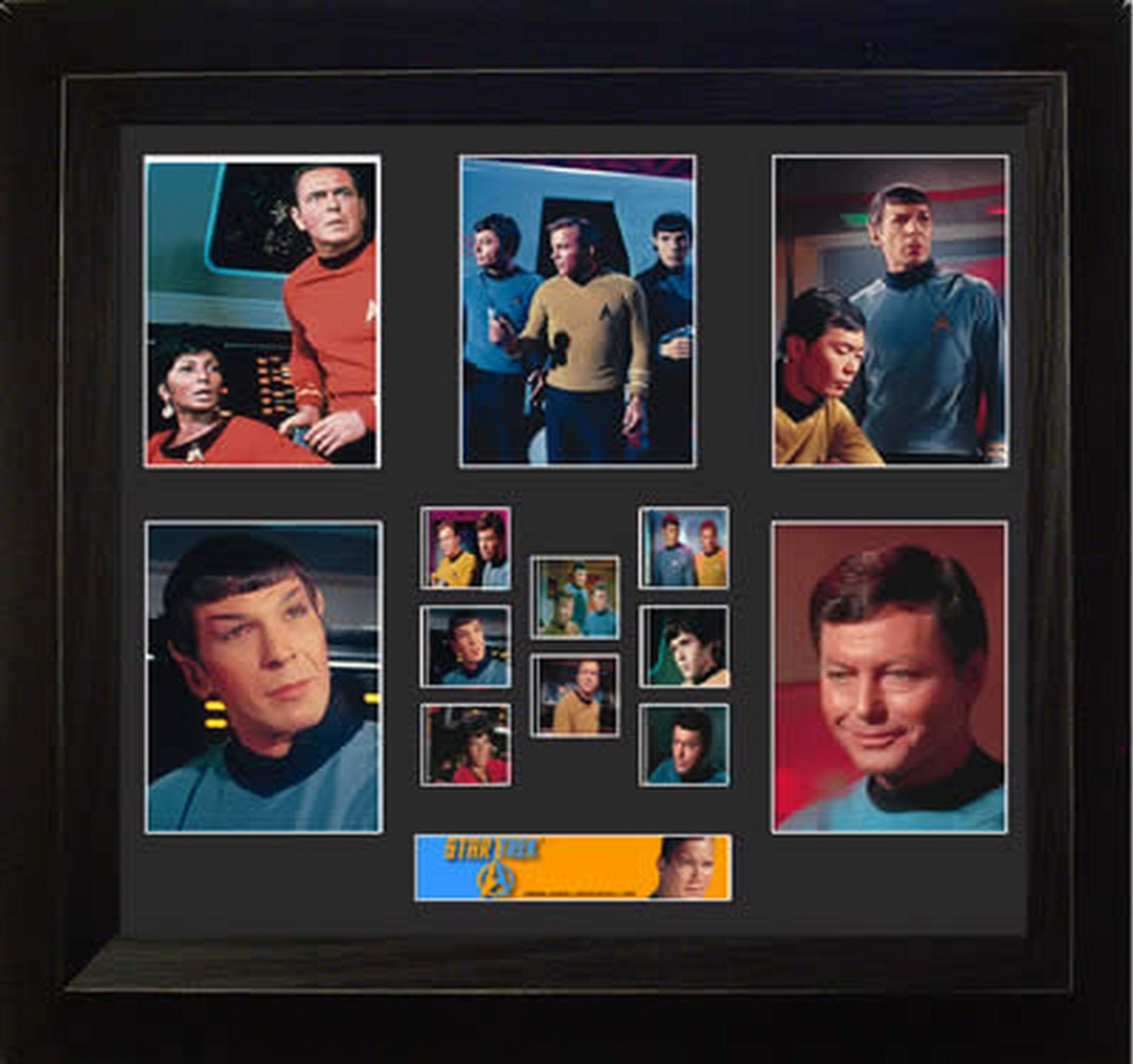 Star Trek The Original Series Film Cell Montage Large Framed Display