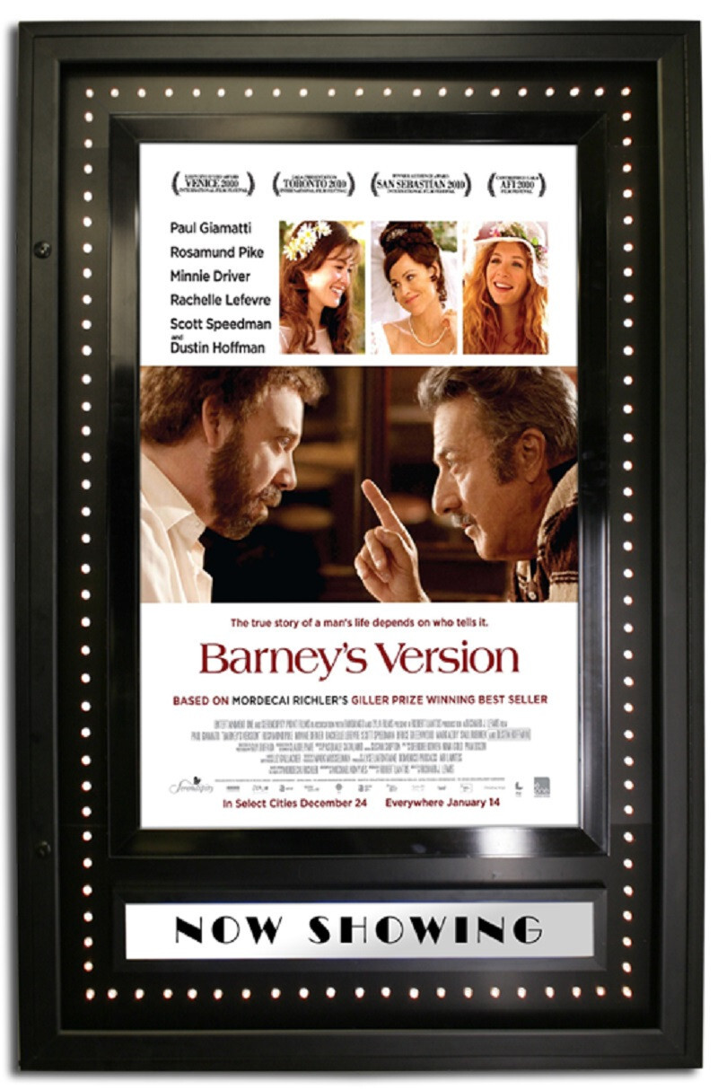 Elevate your movie theater, home cinema, or event space with the Starlite Backlit Lockable Movie Poster Case with Chase Lights &mdash; where style meets showmanship.