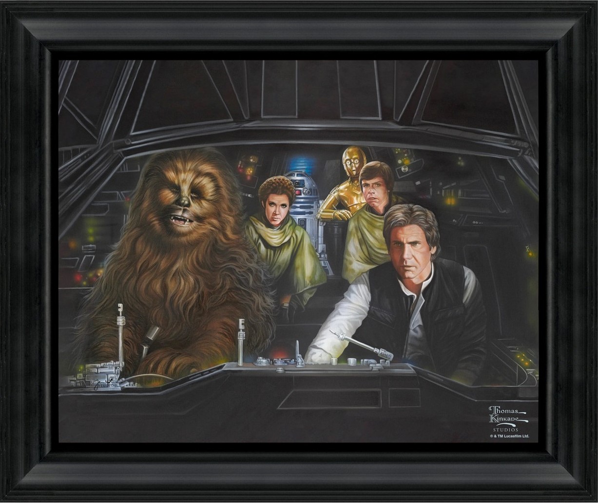 General Han Solo Strike Team Brushstroke Vignette Premium Canvas Collection 