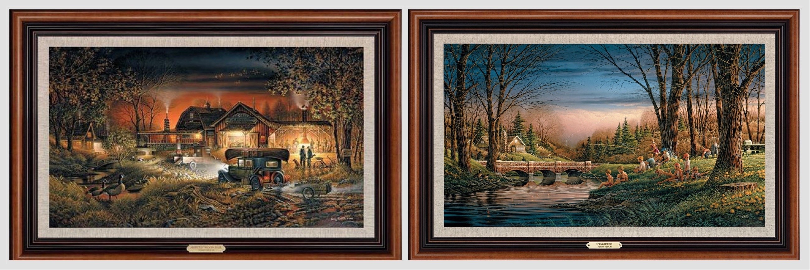 Terry Redlin Hand Signed & Numbered Limited Edition's on Canvas