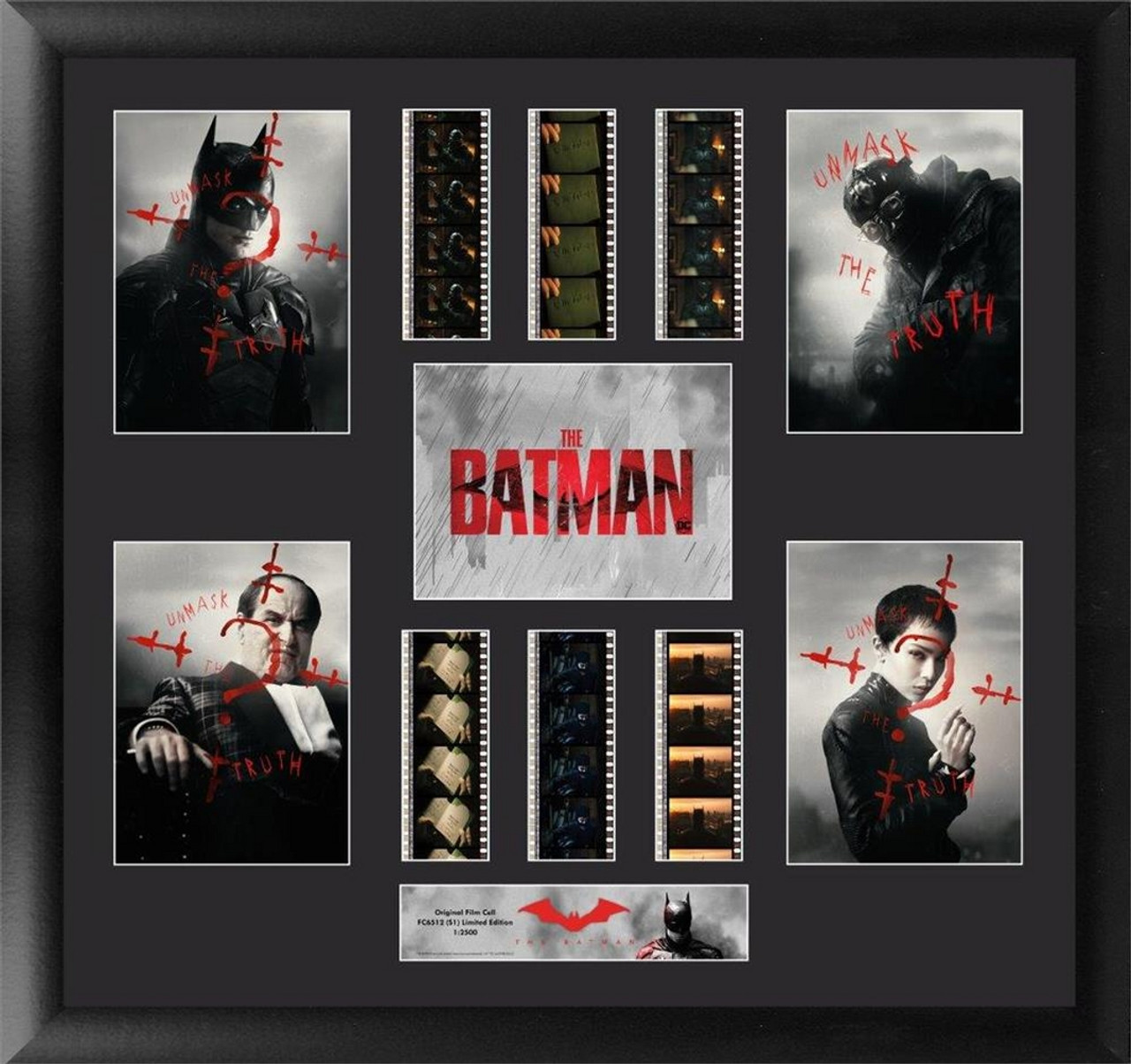 The Batman Film Cell Montage Framed Display S1