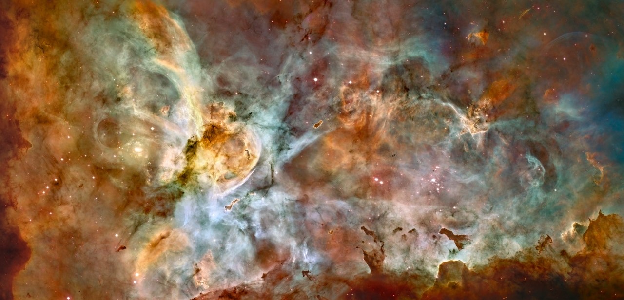 The Carina Nebula Star Birth Museum Wrapped Giclée on Canvas