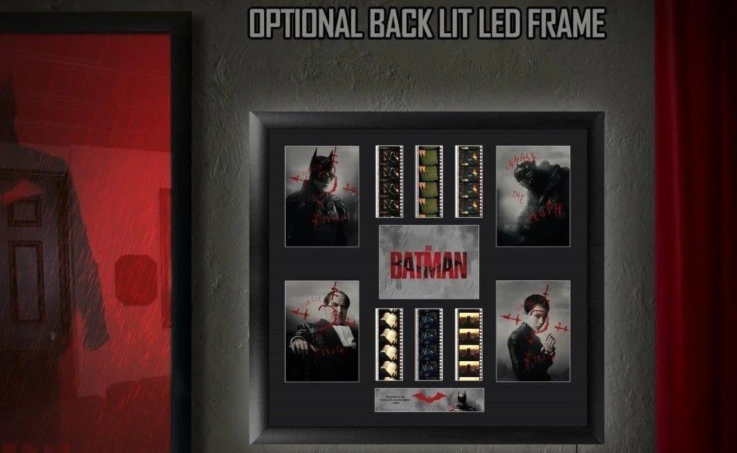 The Batman Film Cell Montage Framed Display S1