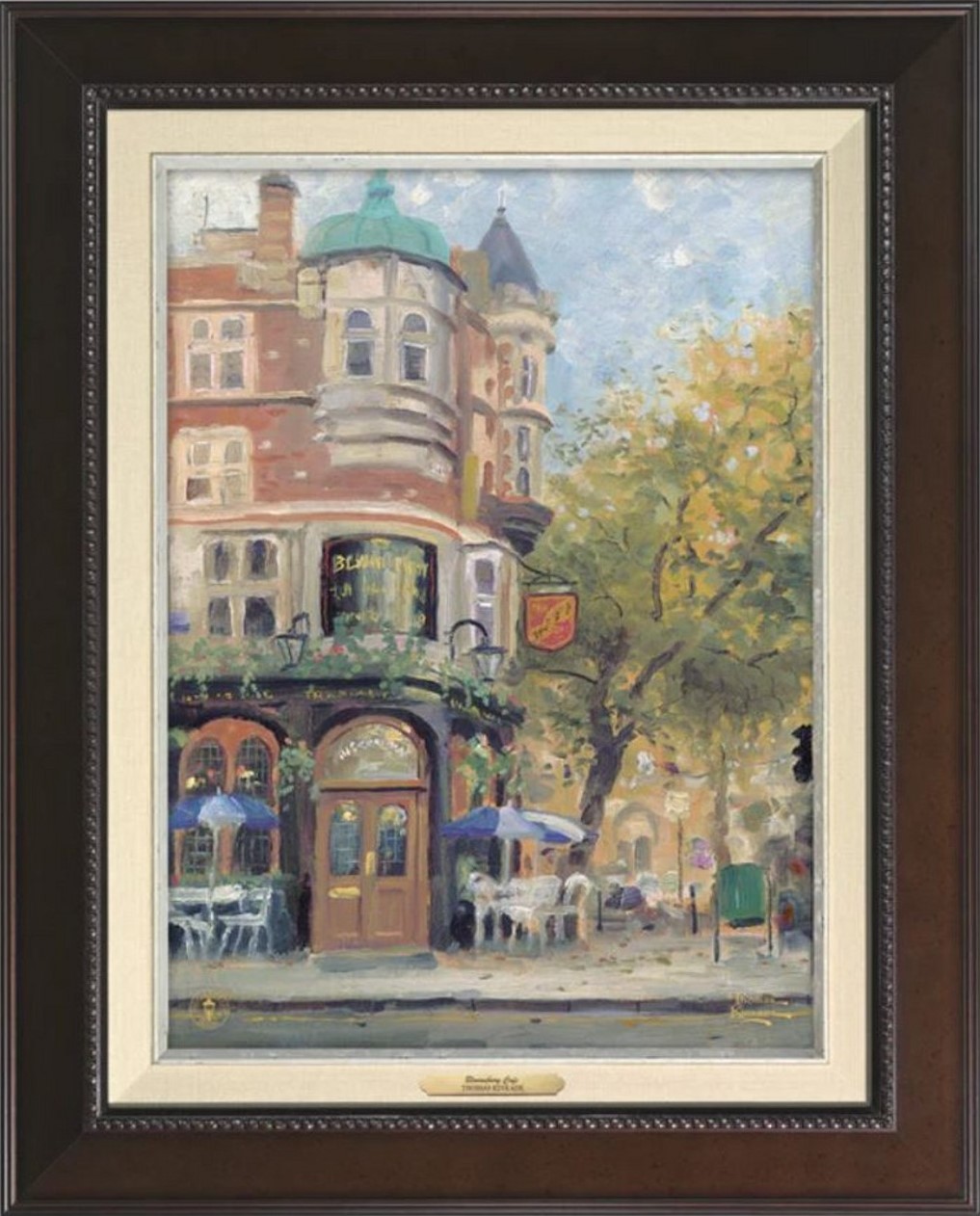 Bloomsbury Cafe Canvas Classics By Thomas Kinkade Studios 