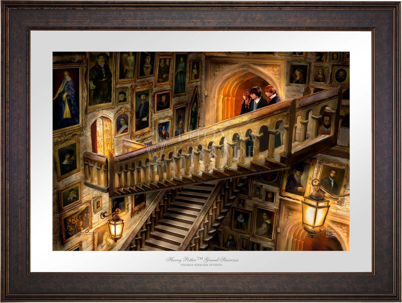 Harry Potter Grand Staircase Limited Edition Paper Thomas Kinkade Studios