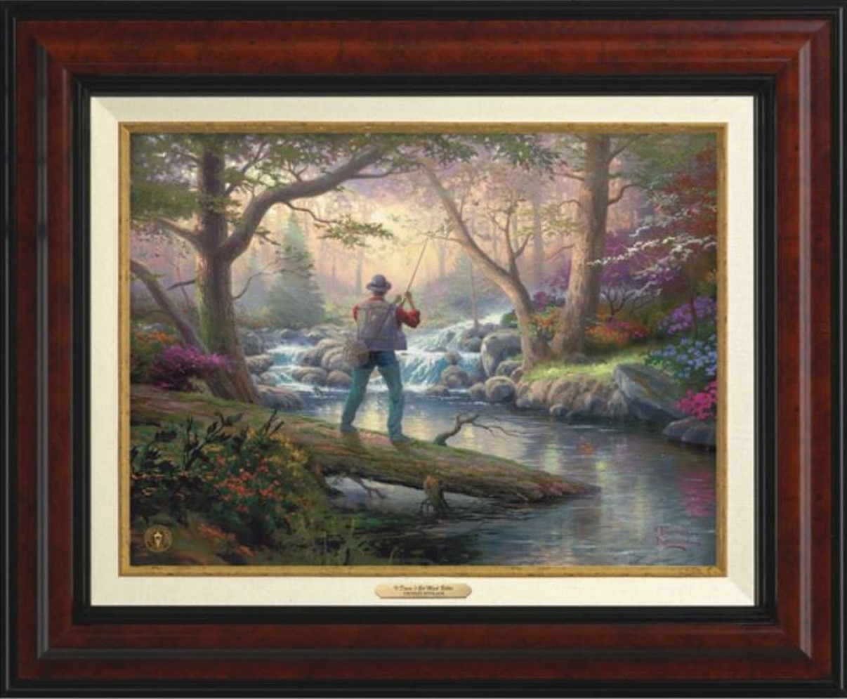 Thomas Kinkade Studios It Doesn't Get Much Better Canvas Classics