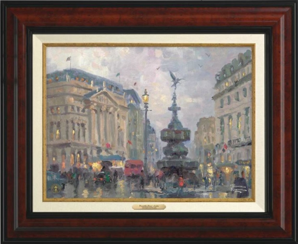 Piccadilly Circus London Canvas Classics By Thomas Kinkade Studios