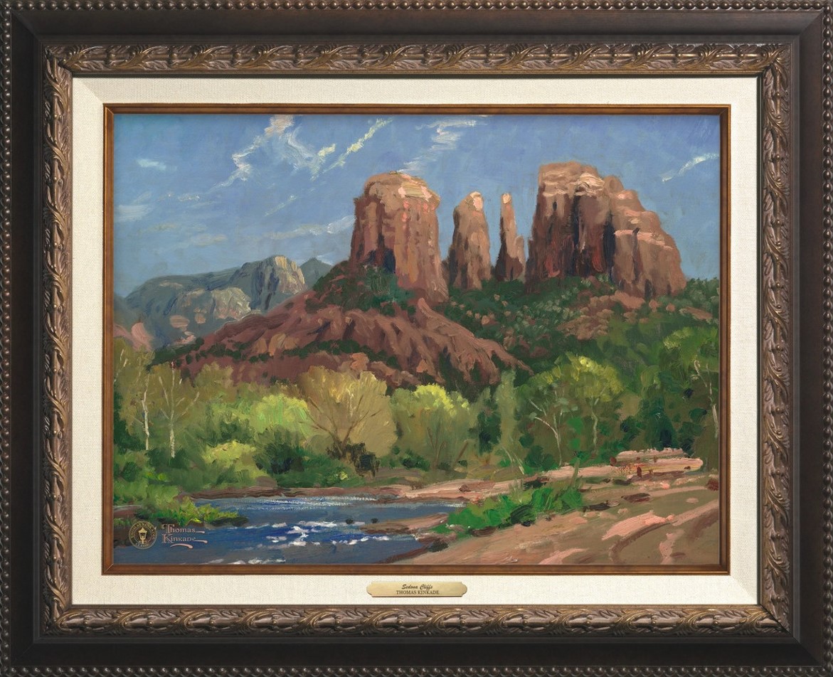 Exploring the Sedona Cliffs Canvas Classics by Thomas Kinkade Studios