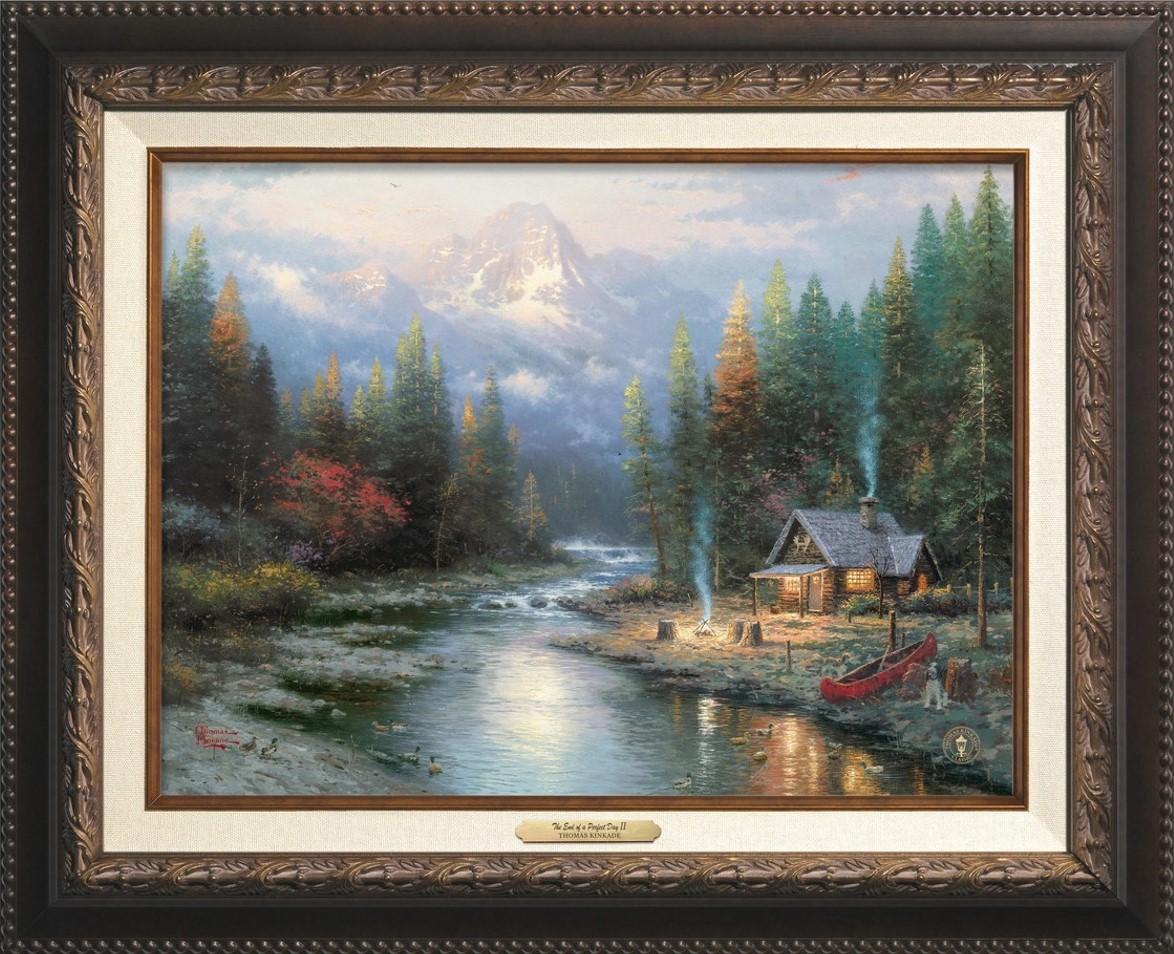 The End of a Perfect DAY II Canvas Classics By Thomas Kinkade 