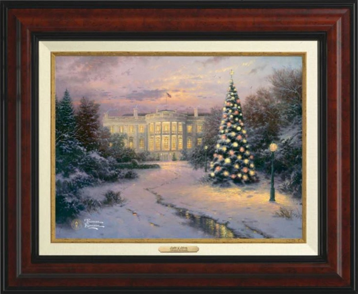 The Lights of Liberty Canvas Classics By Thomas Kinkade Studios 