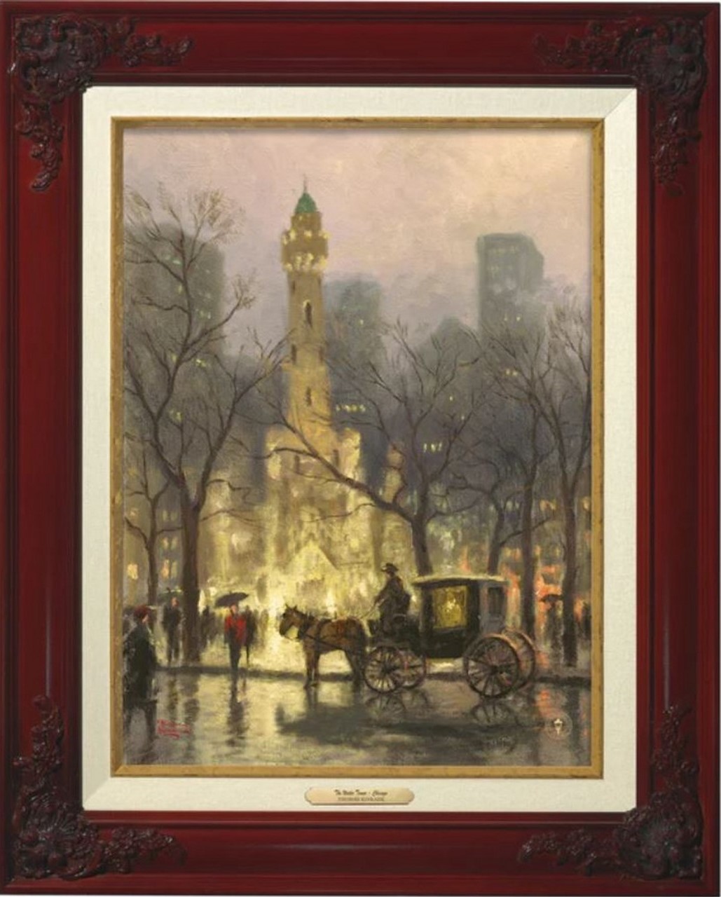 The Water Tower Chicago Canvas Classics By Thomas Kinkade Studio