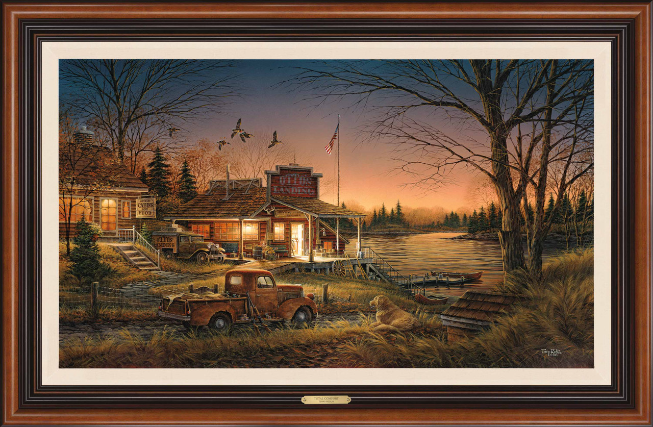 Total Comfort Signed & Numbered Master Canvas Limited Edition by Terry Redlin