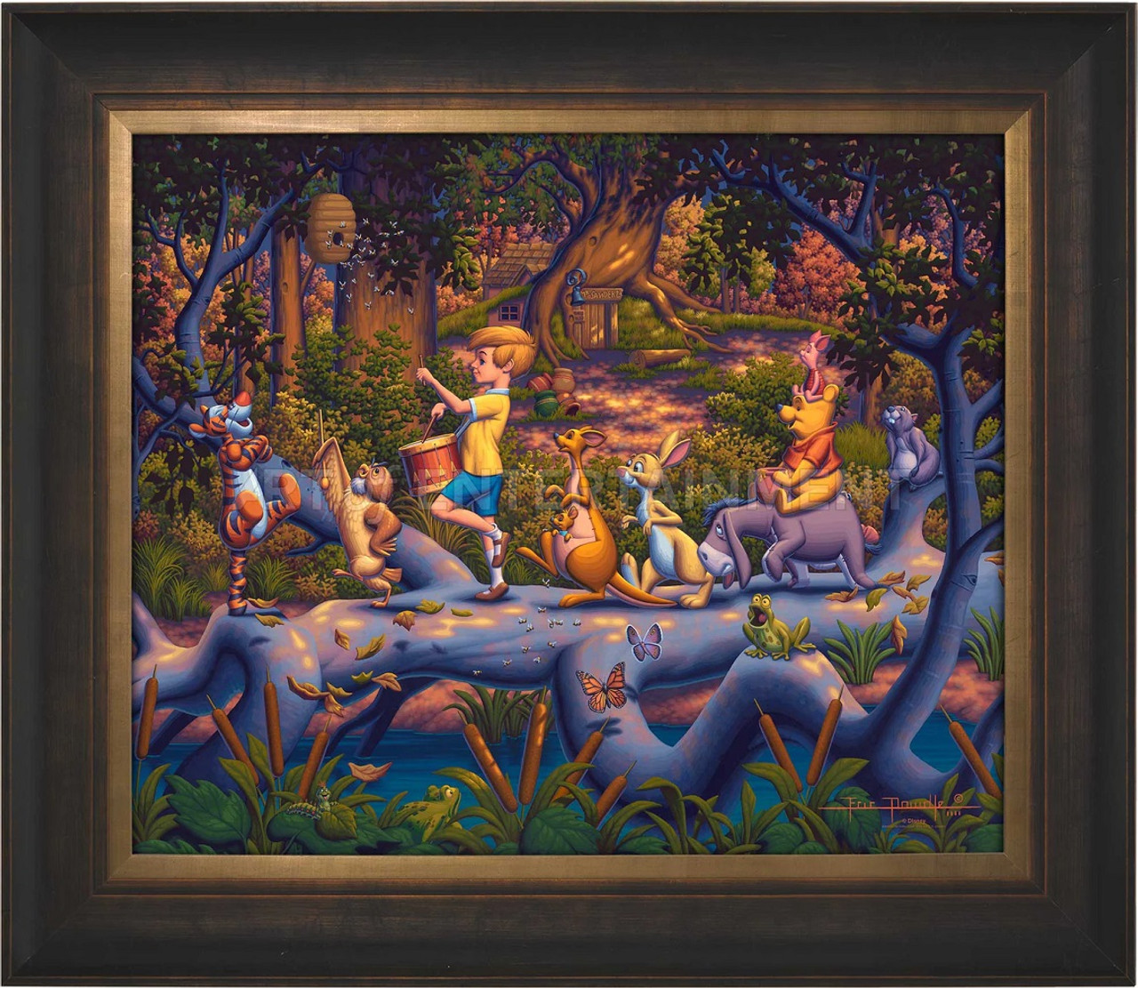 Winnie the Pooh A Heroes Parade Limited Edition Canvas by Eric Dowdle