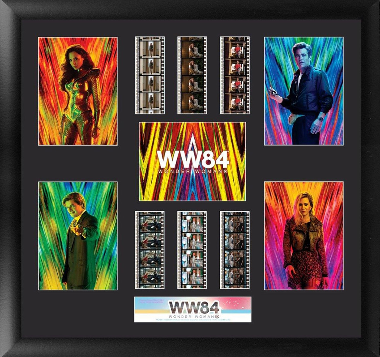 Wonder Woman 1984 Film Cell Montage Large Framed Display S1