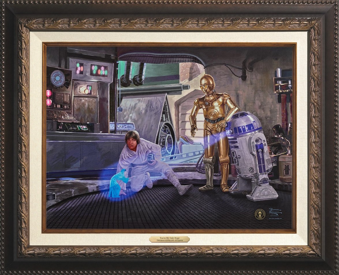 You're My Only Hope  Canvas Classic  Embodies the Unexpected Heroes of the Star Wars Saga